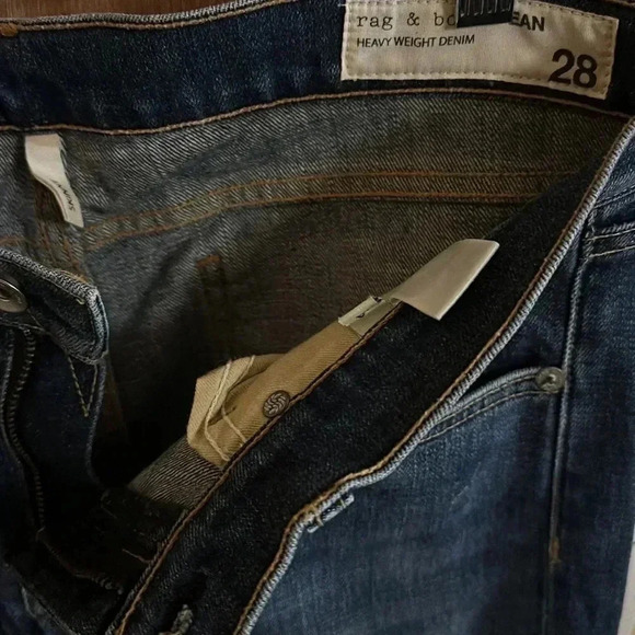 Rag & Bone Medium Wash Antique Skinny Jeans Size 28 - Picture 7 of 7